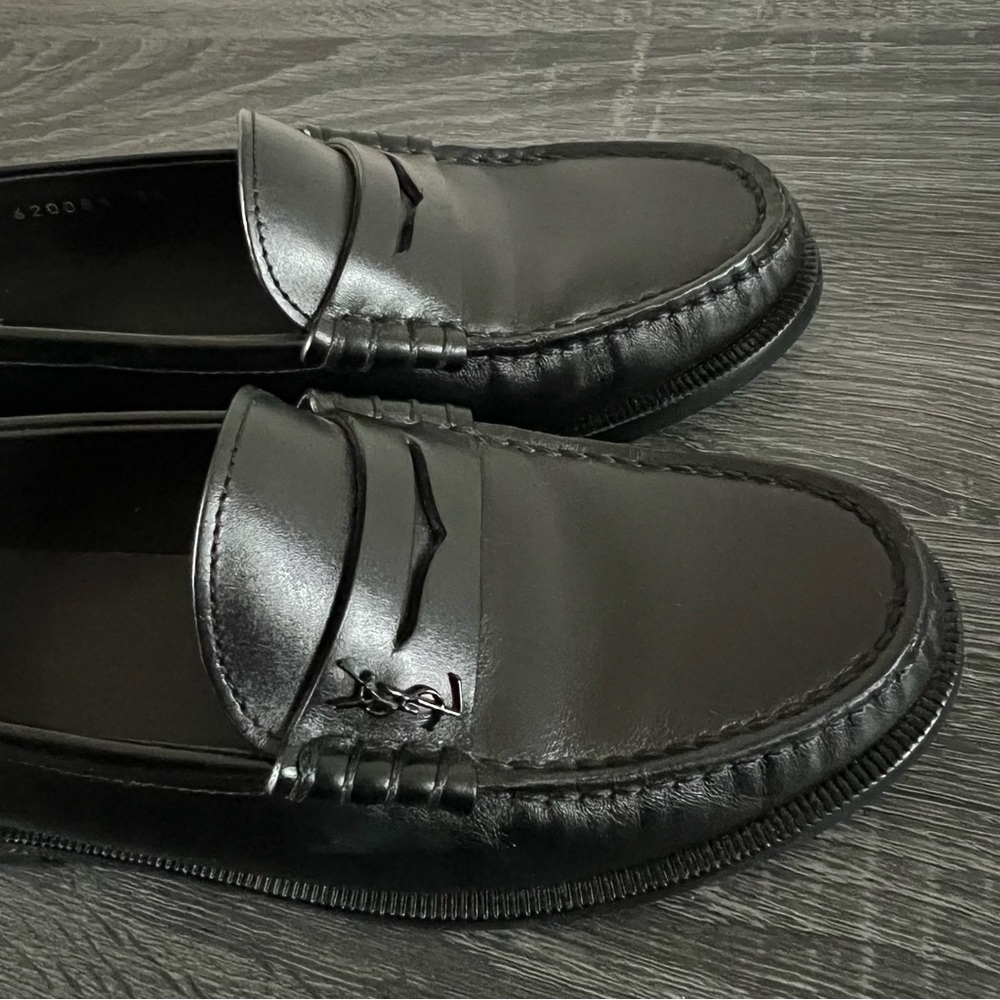 YSL Black Loafers size 34 - Picture 11 of 12